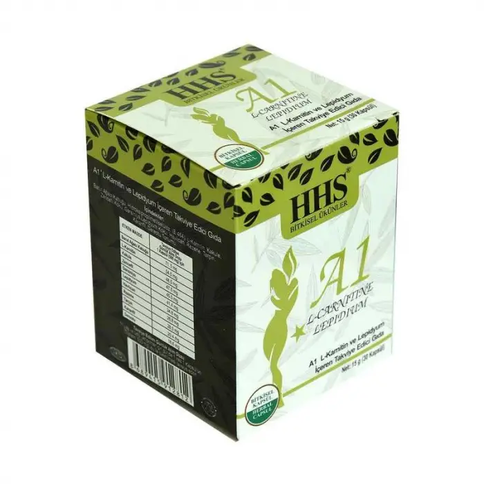 A1 L-Carnitine Lepidium Bitkisel 30 Kapsül X 6 Adet