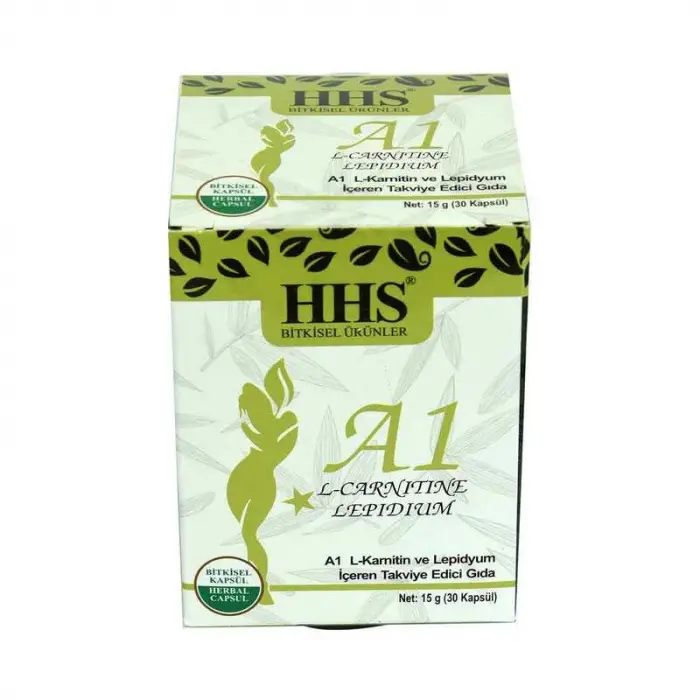 A1 L-Carnitine Lepidium Bitkisel 30 Kapsül X 60 Adet