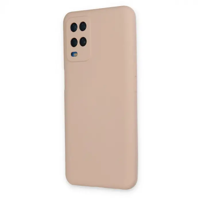 A54 4g Kılıf Nano İçi Kadife  - Pudra
