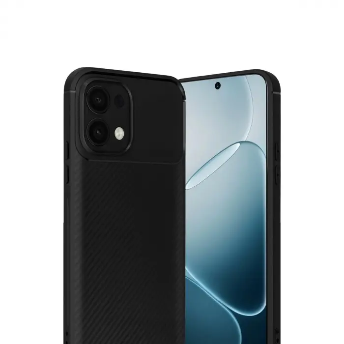 A6 Pro 4g Auto Fus Karbon Kapak - Siyah