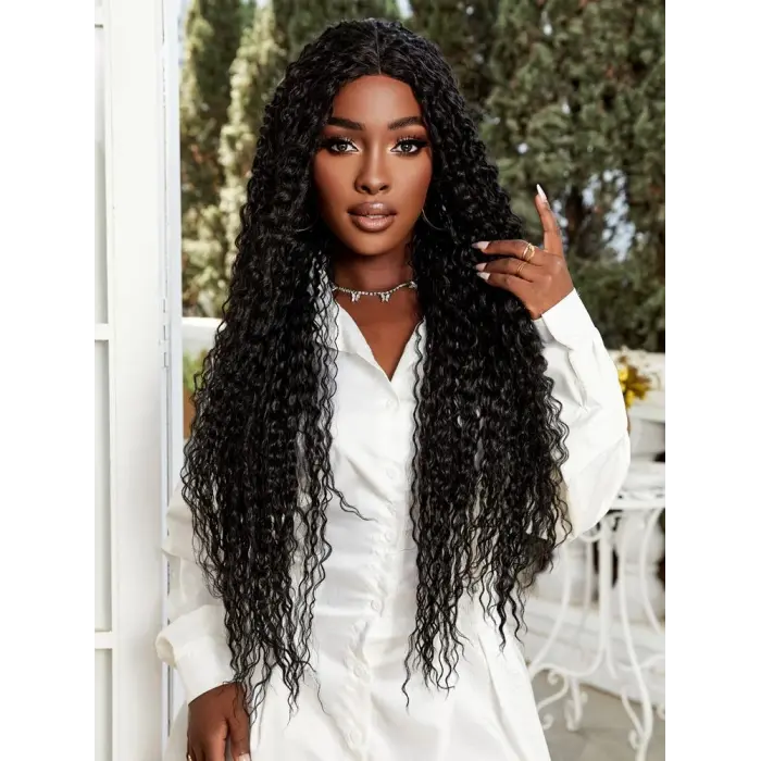 Afro Daa Fiber Sen Tül Peruk / Siyah