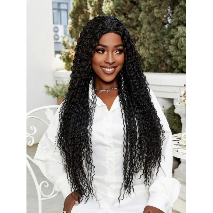 Afro Daa Fiber Sen Tül Peruk / Siyah