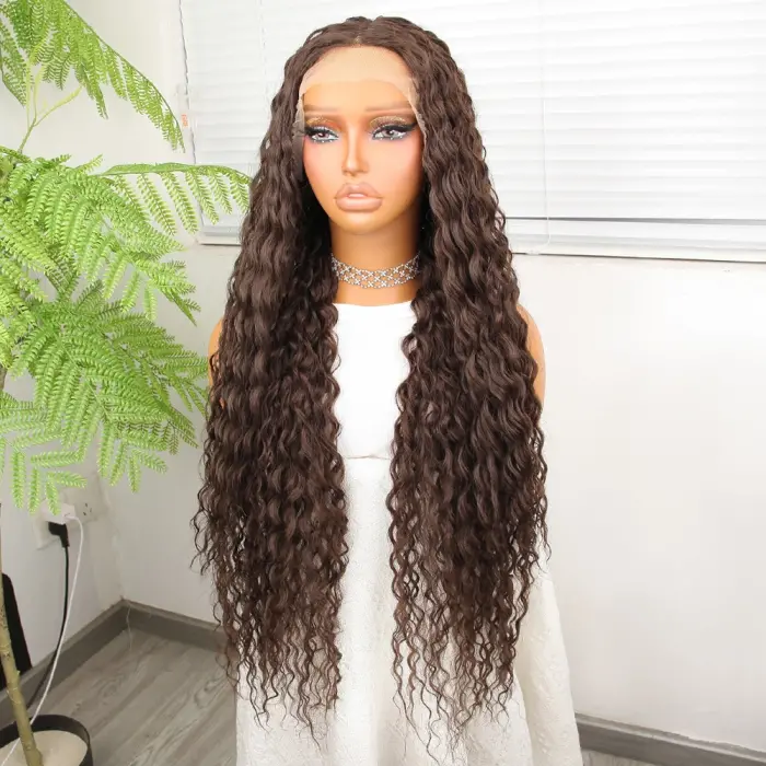 Afro Daa Kumral Fiber Sen Tül Peruk