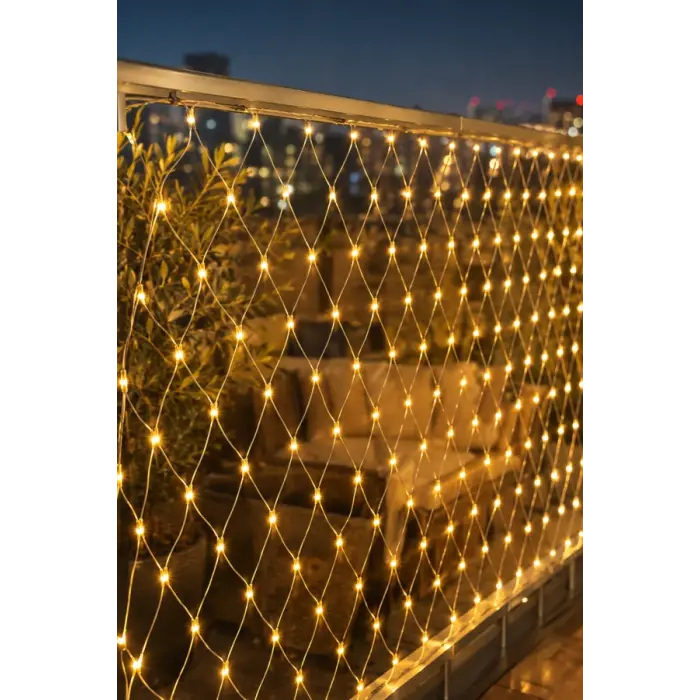 Ağ Şeklinde LED File Işık Dekoratif Ortam Aydınlatma Bahçe Balkon Süsü