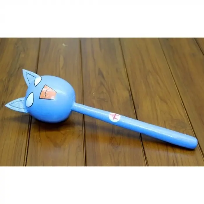 Ahşap Kedili Marakas Tekli Model 1