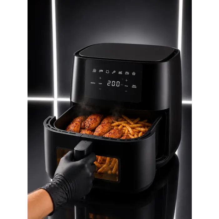 Air Fryer Mutfak Pişirme Cihazı Çok Programlı Dokunmatik