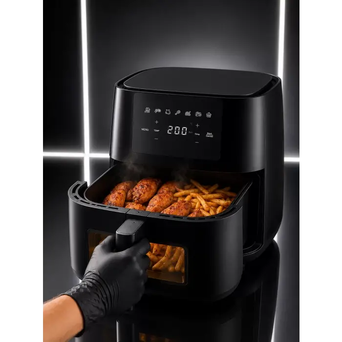 Air Fryer Mutfak Pişirme Cihazı Çok Programlı Dokunmatik