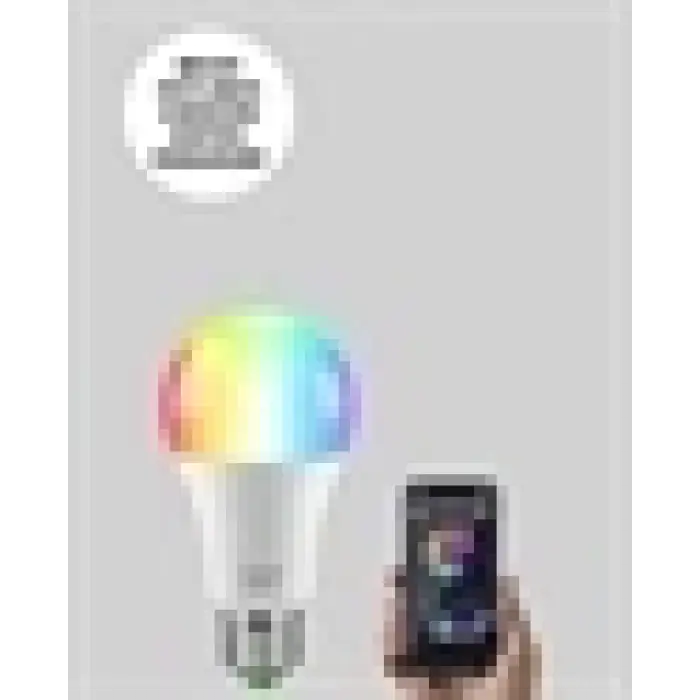Akıllı 9W RGBW LED Ampul, tasaruflu romantik ışıklı