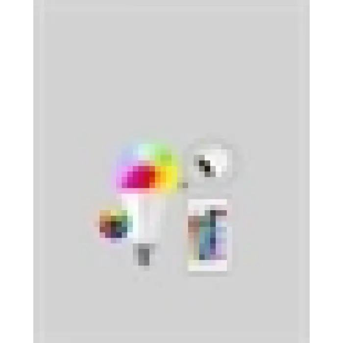 Akıllı 9W RGBW LED Ampul, tasaruflu romantik ışıklı
