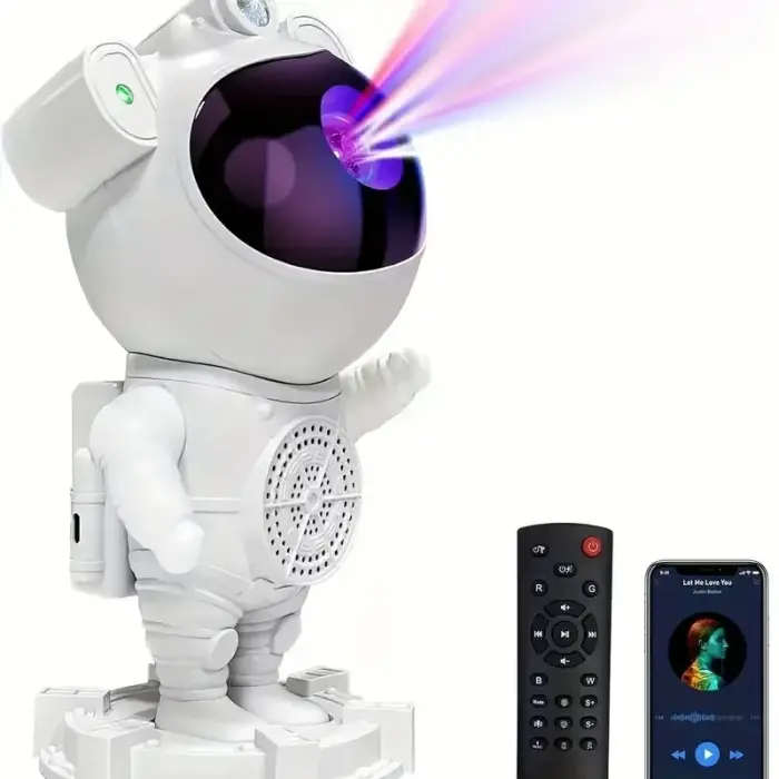 Akıllı Astronot Projeksiyon Gece Aydınlatma &amp; Bluetooth Hoparlör Bx40