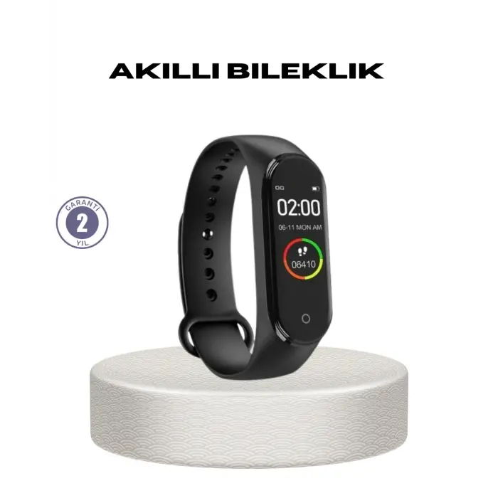 Akıllı Bileklik 0.96 İnç Ekran Kalp Atışlı Kan Basınçlı IP67 Suya Dayanıklı
