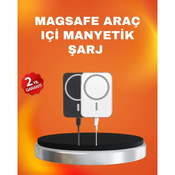 Akıllı Koruma Sistemli MagSafe Araç Tutucu iPhone 12/13/14 Uyumlu