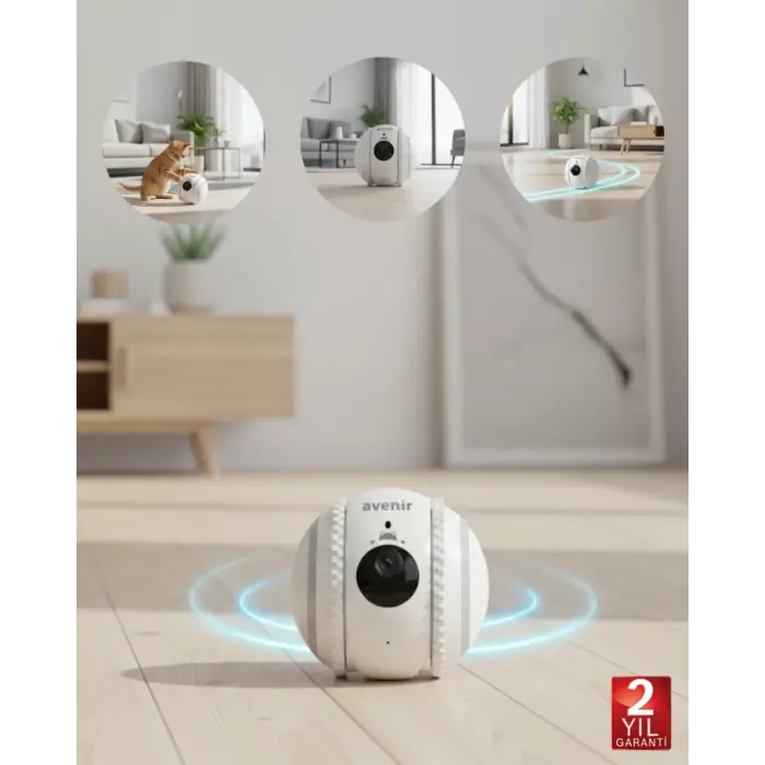 Akıllı Mobil Kontrollü Takip Kamerası WiFi Destekli Bulut Kayıtlı