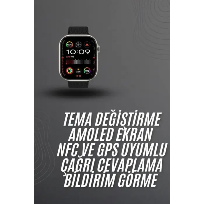 Akıllı saat 2.02 inch Nabız Ölçer Arama Konuşma Müzik Dinleme
