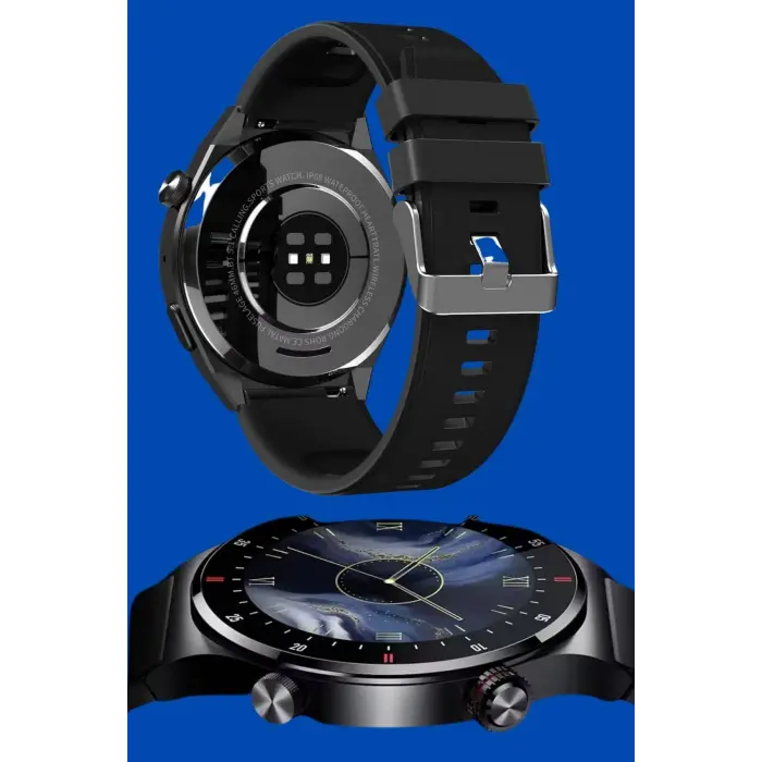 Akıllı Saat Amoled Ekran Bluetooth Bağlantılı Sesli Görüşme Nabız Ölçer