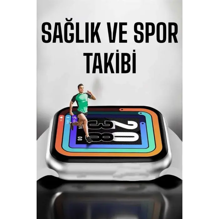 Akıllı Saat Amoled Ekran Yeni Nesil Bluetooth Bağlantılı