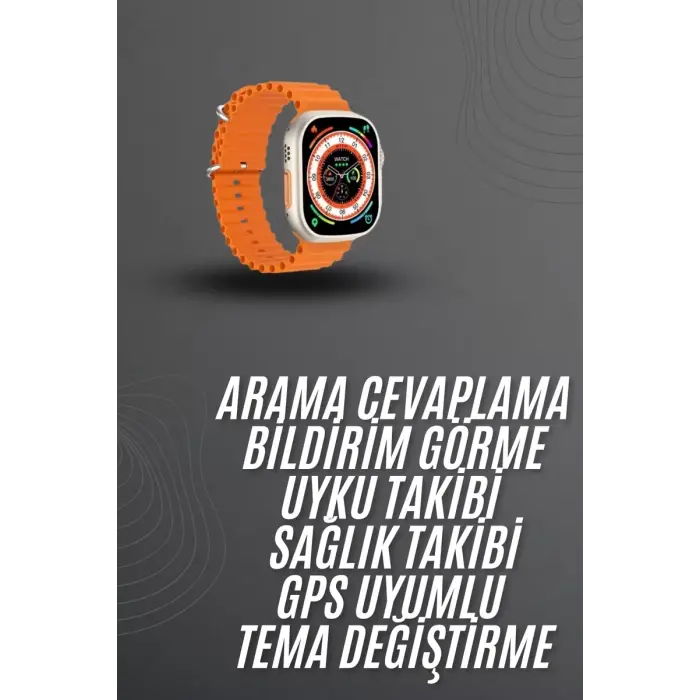 Akıllı Saat Arama Cevaplayan Bildirim Görme Yeni Nesil Bluetooth Bağlantılı