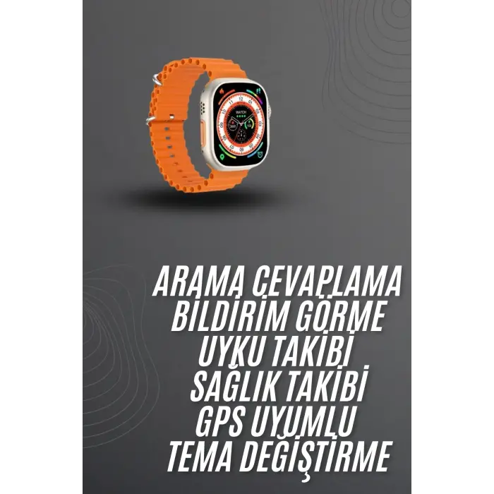 Akıllı Saat Arama Cevaplayan Bildirim Görme Yeni Nesil Bluetooth Bağlantılı