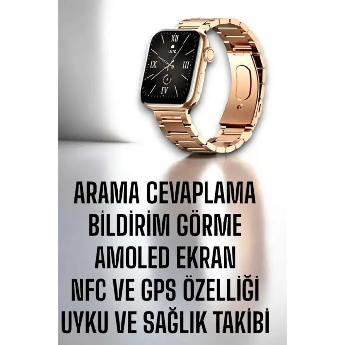 Akıllı Saat Bileklik Hediyeli Uzun Pil Ömrü GPS Takibi