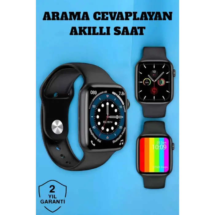 Akıllı Saat Bluetooth Bağlantı ve 24 Saat Sağlık İzleme GPS Arama Cevaplama