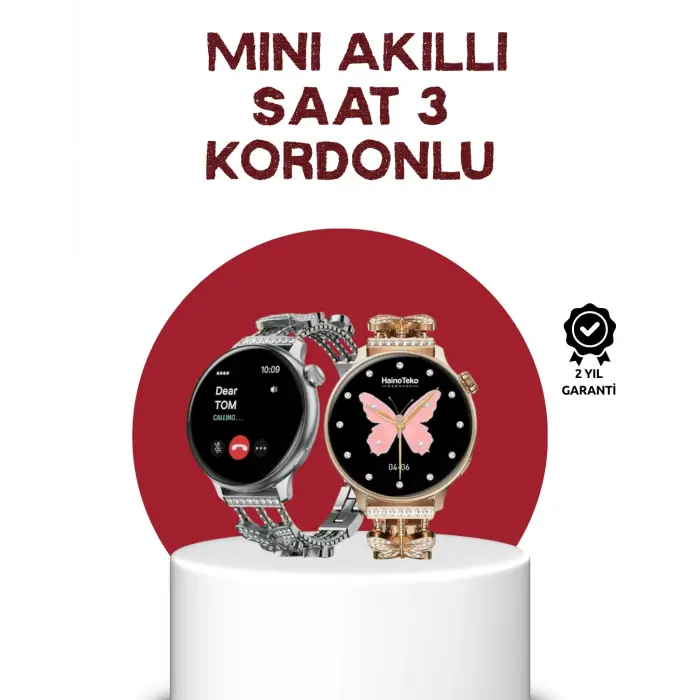 Akıllı Saat – Dokunmatik Ekran, Spor Modu ve Kalp Atış Sensörü