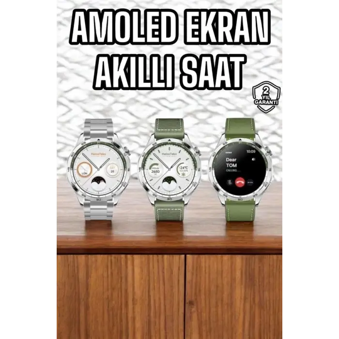 Akıllı Saat Sesli Görüşme Uyku ve Sağlık Takibi NFC Uyumlu