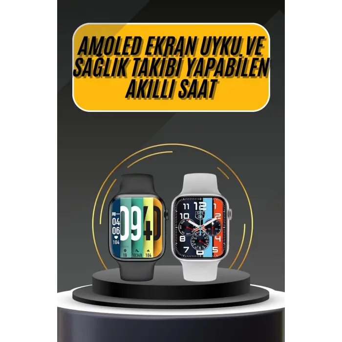 Akıllı Saat Yeni Nesil Android ve İOS Uyumlu Titreşim Modlu Alarm Kronometre