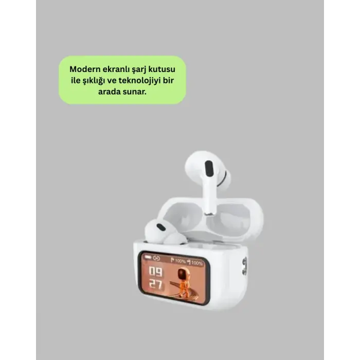 Akıllı Sensörlü Su Geçirmez Bluetooth Kulaklık Güçlü Batarya ve Bass