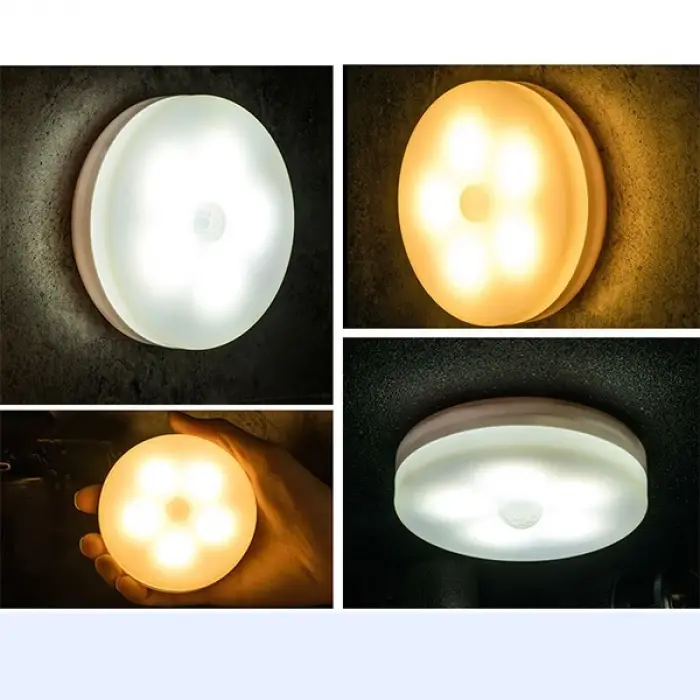 ALLY Akıllı Led Sensorlu Otomatik Usb Şarj Edilebilir Gece Lambası Led-(5775)