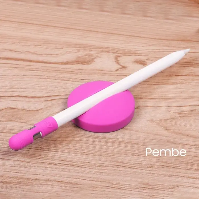 Ally Apple Pencil Kalem Silikon Kılıf Ve Stand-(5775)