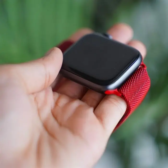 Ally Apple Watch 7-8 45mm 6-5-4 44mm Kayış Kordon Metal Milano Loop 3-2-1 42mm-(5775)