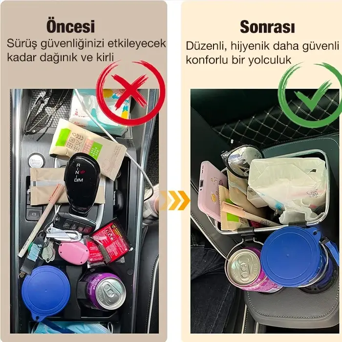 Ally Araç Araba Kol Dayama Bölmesi Konsol Çok Amaçlı Organizatör-(5775)