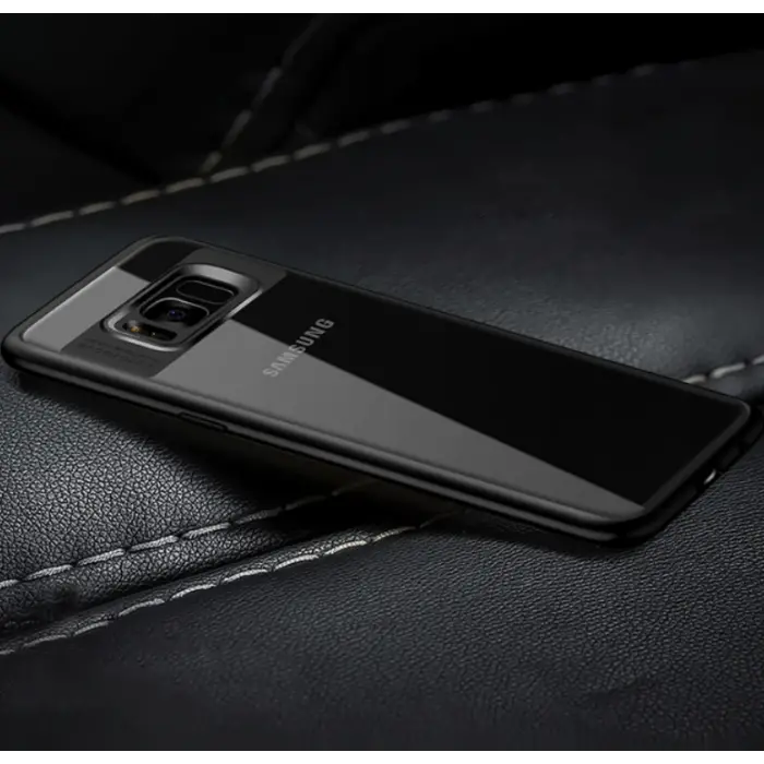 Ally Galaxy Note 8 Darbeya Dayanıklı Şeffaf Silikon Kılıf-(5775)