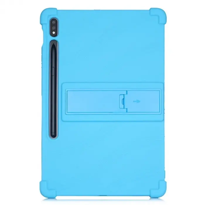 ALLY Galaxy Tab S8 S7 T870 /  T875 11 inç Standlı Silikon Kılıf-(5775)