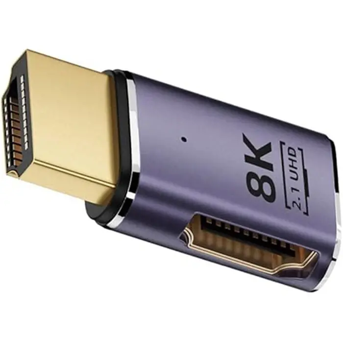 ALLY HDMI To HDMI 8K 2.1UHD Mıknatıs Başlıklı Çevirici Otg Adaptör-(5775)