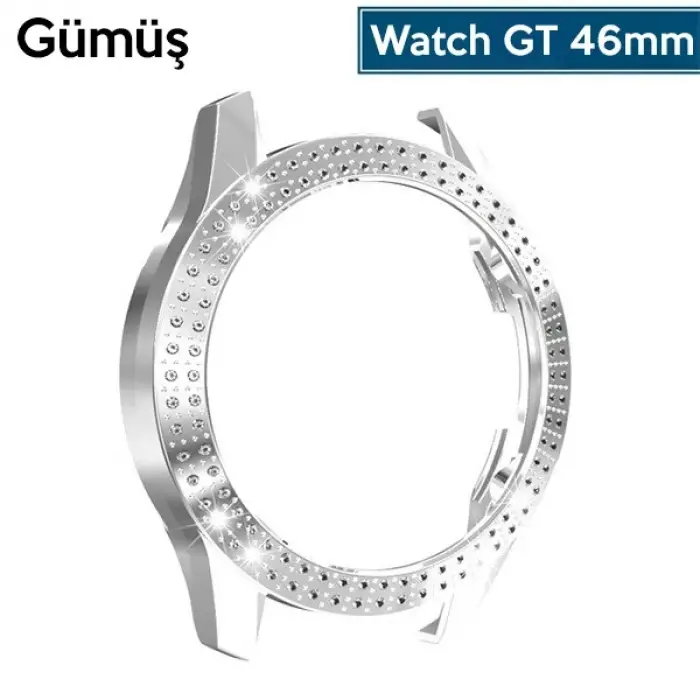 ALLY Huawei GT2 46mm Diamond Taş İşlemeli Bumper Kılıf-(5775)