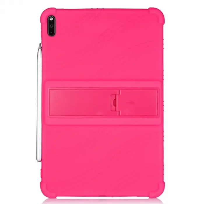 ALLY Huawei MatePad Pro 10.8 İnç Standlı Silikon Kılıf-(5775)