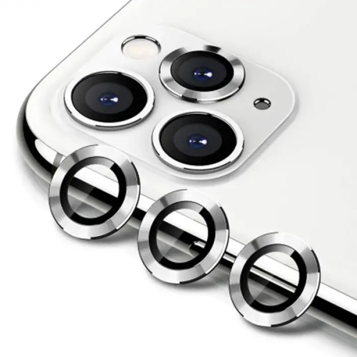 ALLY İPhone 11 Pro-11 Pro max Kamera Lens Koruyucu Aluminium 3 adet-(5775)