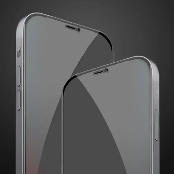 ALLY İPhone 12 Mini 5.4 3D Full Privacy Gizlilik Cam Ekran Koruyucu-(5775)