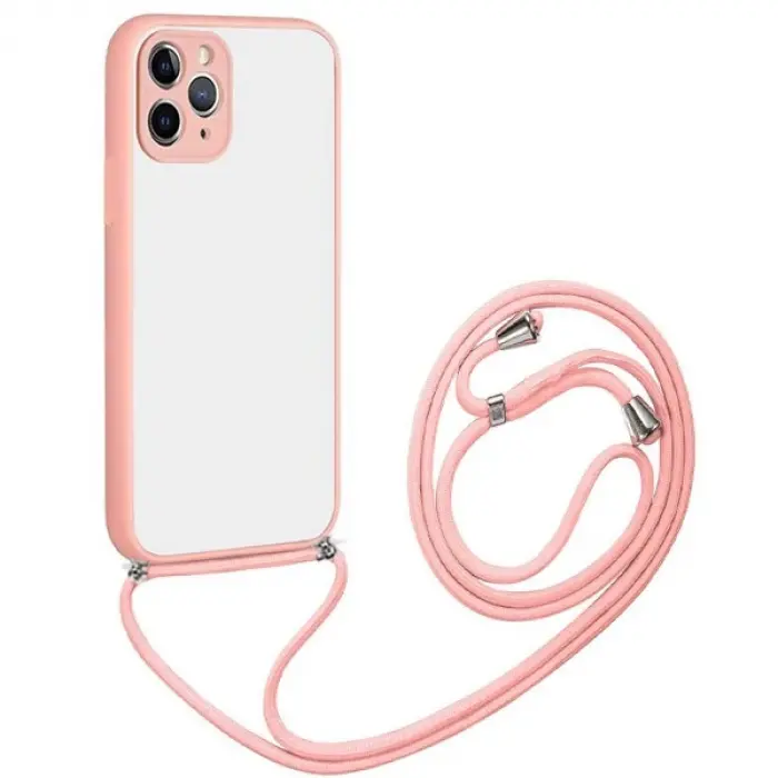ALLY iPhone 12 Pro 6.1 Askılı Koruyucu Silikon Kılıf-(5775)