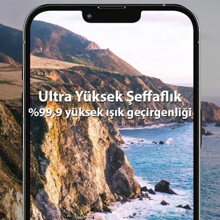 ALLY İPhone 13 Pro-13 Pro Max 3D Full Tempered Glass Cam Kamera Koruyucu-(5775)