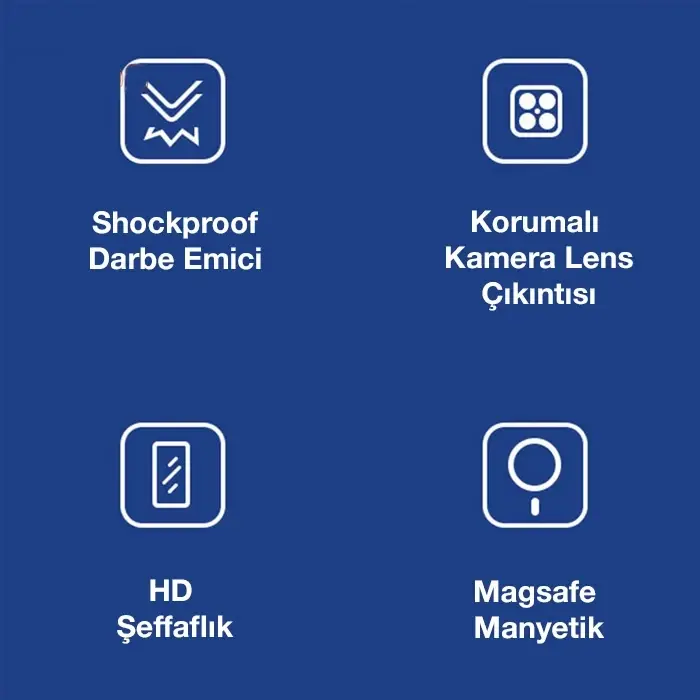 ALLY iPhone 13 Pro Max Magsafe Uyumlu Manyetik Kılıf Silikon Kılıf-(5775)