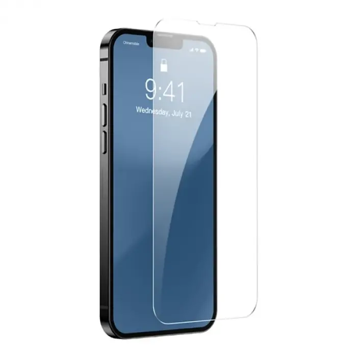 ALLY iPhone 13 Pro Max Tempered Kırılmaz Cam Ekran Koruyucu-(5775)