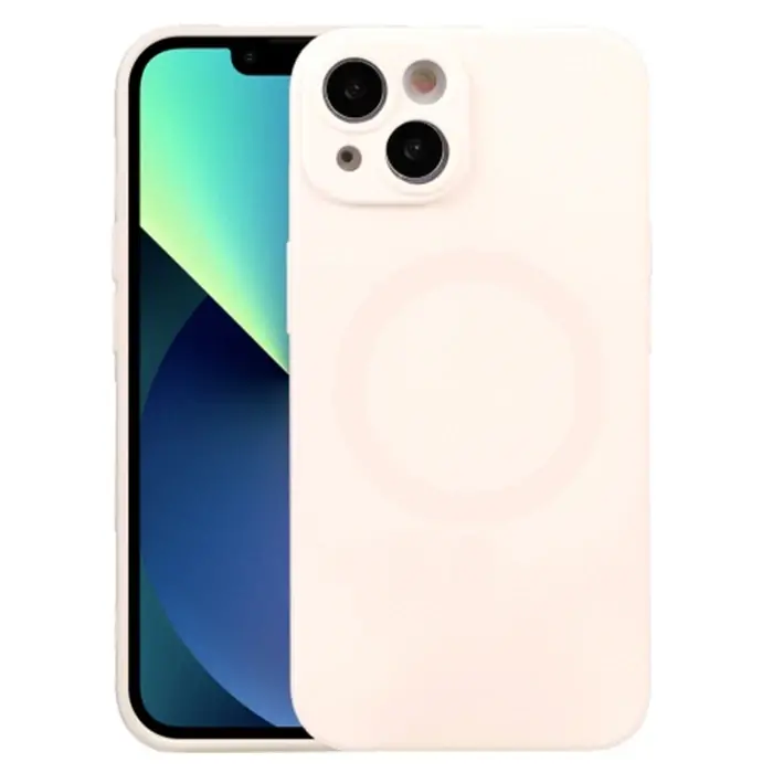 ALLY iPhone 14 Plus 6.7inç Liquid Silica Magsafe Uyumlu Silikon Kılıf-(5775)
