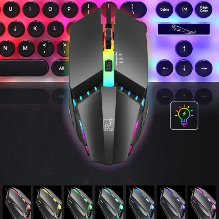 ALLY K3  Işıklı Kablolu Oyuncu- Gaming Mouse-(5775)