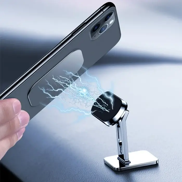 ALLY Manyetik Mıknatıslı Stand Tipi Telefon Araç Tutucu-(5775)