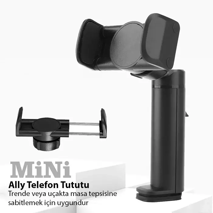 ALLY Masa Koltuk Klipsli Telefon Tutucu Stand-(5775)