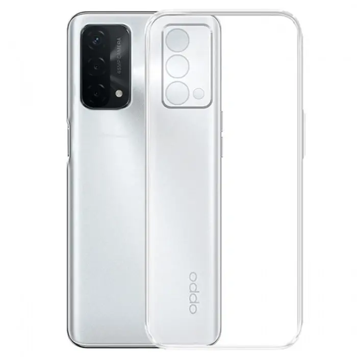 ALLY OPPO A93 5G Kamera Lens Korumalı Şeffaf Silikon Kılıf-(5775)