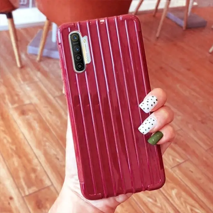 Ally Oppo Realme XT/X2 Trunk Lines ince Soft Silikon Kılıf-(5775)