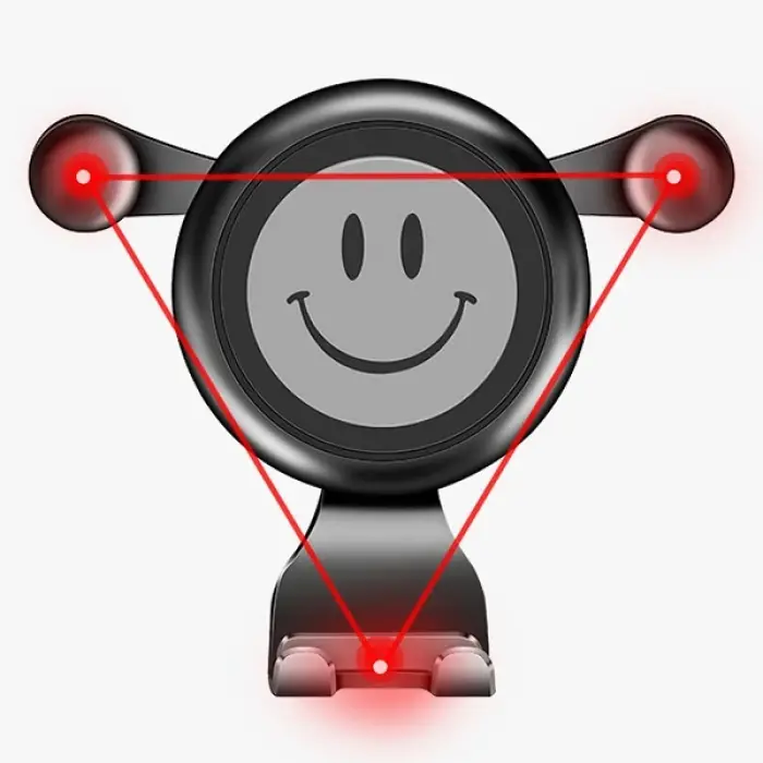 Ally R-054 Gravity Smile Universal Cep Telefonu Araç Tutucu-(5775)